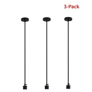 DORESshop 1-Light Black Pendant Light Accessories Fixture - 1 of 3