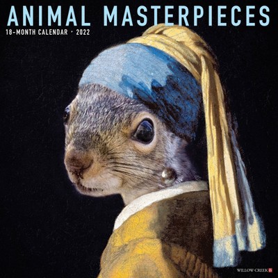2022 Wall Calendar Animal Masterpieces - Willow Creek Press