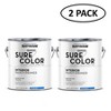 Rust-Oleum® Sure Color® Eggshell Interior Primer+Paint Alpine White, 2 ct  /128 fl oz - Pay Less Super Markets