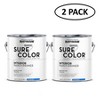 Rust-Oleum® Sure Color® Eggshell Interior Primer+Paint Alpine White, 2 ct  /128 fl oz - Ralphs