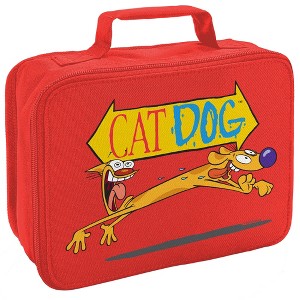 Catdog Excited Insulated Soft Sided Lunch Box - 1 of 4