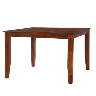 54" Gathering Height Dining Table with A Removable Leaf in Brown - Wallace & Bay