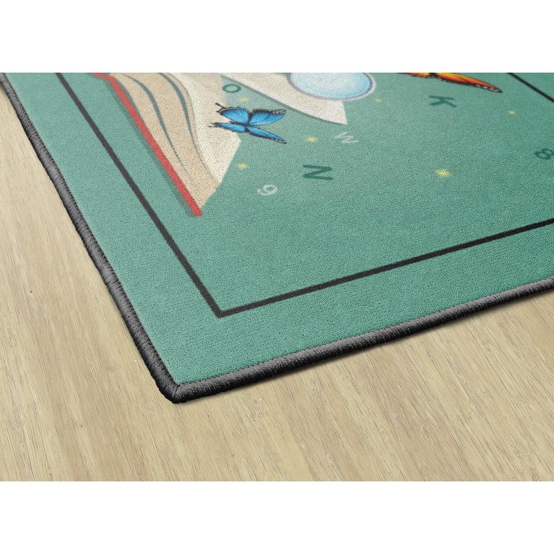 Flagship Carpets Explore Through Reading Children's Educational Area Rug, 3' x 5', 5 of 7