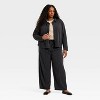 Women's Mid-Rise Fleece Tapered Ankle Sweatpants - Universal Thread™ - 3 of 3