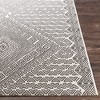 Mark & Day Napels 5'3"x7'7" Rectangle Woven Indoor Outdoor Area Rugs Medium Gray: Geometric Stain-Resistant Polypropylene - 2 of 4