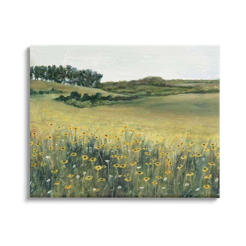 Stupell Industries Rural Daisy Meadow Canvas Wall Art, 1 of 6