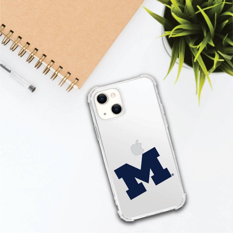 NCAA Michigan Wolverines Clear Tough Edge Phone Case - iPhone 13 mini, 3 of 5