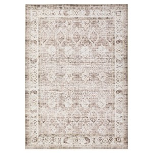 Rug for Living Room - Washable Area Rug, Non-Slip & Stain Resistance, Soft Low Pile Carpet for Large Bedroom, Dining Room, Farmhouse Decor - 1 of 4