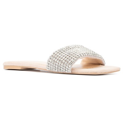 Fashion To Figure Women's Gia Flat Sandal - Wide Width