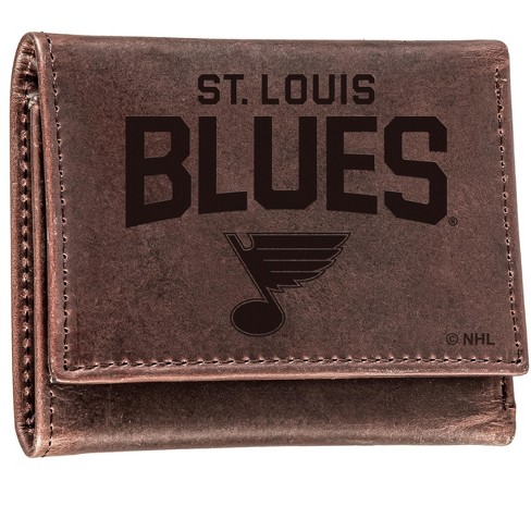Evergreen NHL St. Louis Blues Brown Leather Bifold Wallet Officially  Licensed with Gift Box