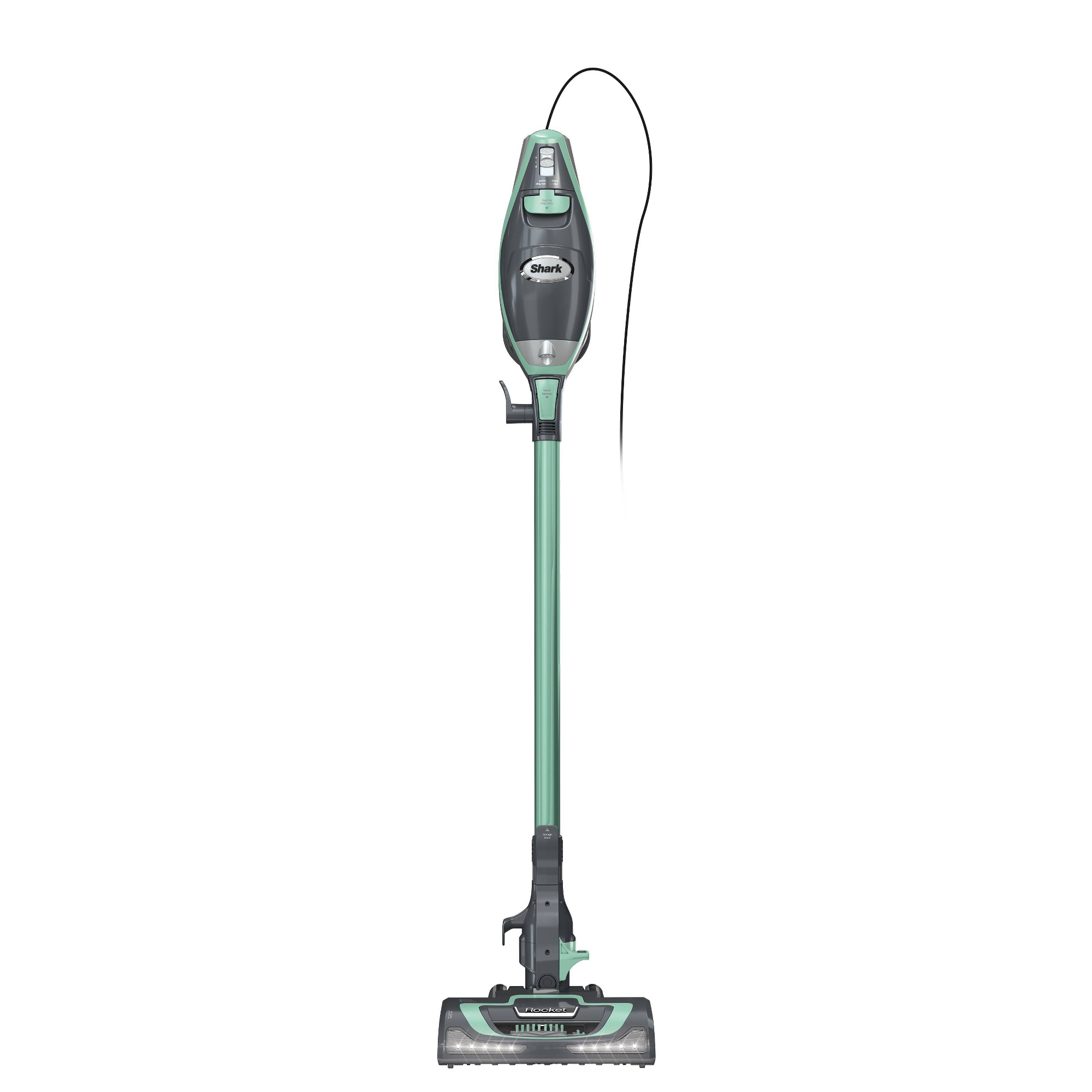 Shark Rocket Pro DLX Ultra-Lightweight Corded Stick Vacuum HV371GN 8.5" Cleaning Path Green