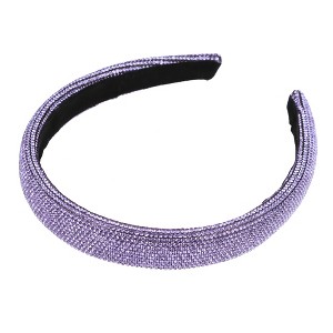 Unique Bargains Women's Simplicity Rhinestone Wide-brimmed Headband 1 Pc - 1 of 4