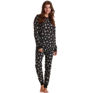 Just Love Womens Thermal Underwear Pajama Set  Ultra-Warm Base Layer Sleepwear - 1 of 3