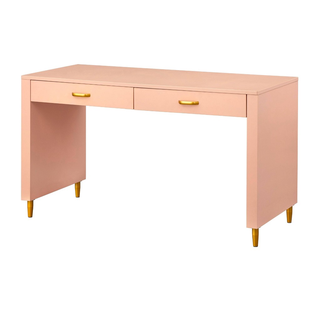 Photos - Office Desk Dixie Desk Blush Pink - Buylateral