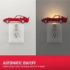 Energizer LED Night Light Light Sensing Race Car Red: Kids Night Light Wall Plug, Electric Plug-In, All Ages - 3 of 4