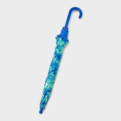 Kids&#39; Tie Dye Stick Umbrella - Cat &#38; Jack&#8482; Blue/Green_0