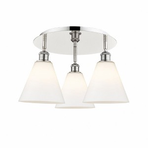 Berkshire - 3 Light Flush Mount In Industrial Style-10.5 Inches Tall and 19.75 Inches Wide - 1 of 1