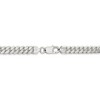 Black Bow Jewelry Mens 7.25mm Sterling Silver Solid Domed Curb Chain Necklace - 4 of 4