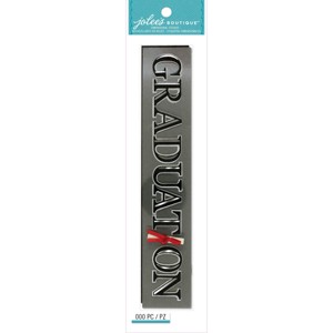 Jolee's Boutique Seasonal Stickers - Graduation Word, 1pc - 1 of 1