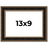 PosterPalooza | Photo Size Ornate Brown Picture Frame - UV Acrylic, Foam Board Backing, Hanging Hardware - 2 of 4