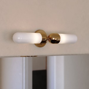 VAXCEL Thalia 24.75 in. Bath Bar Vanity Light White Glass Shade - 1 of 4