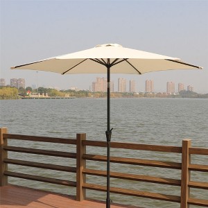 CAVINAS 9 Ft Patio Umbrella with Crank,Outdoor Umbrella with Carry Bag for Garden and Yard,No Base - 1 of 4