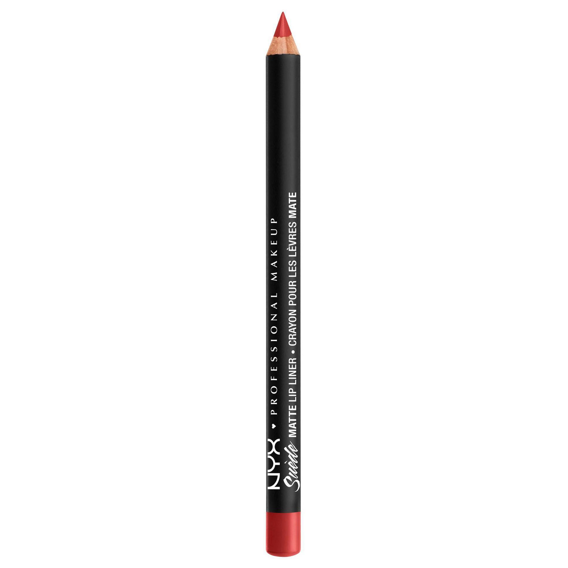 NYX Professional Makeup Suede Matte Velvet Smooth Vegan Lip Liner - 0.035oz