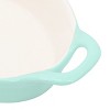 Gibson Vanowen 1.2 Quart Stoneware Oval Baker in Blue - 3 of 4