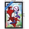 Trends International Marvel Spidey and His Amazing Friends - Webs Framed Wall Poster Prints - 3 of 4
