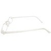 Calabria PATENT Flexie Low Profile 714 Reading Glasses&Slim Case+2.50 Ice Clear - 2 of 4