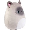 Squishmallows Original 10-Inch Felton The Siamese Cat - Official Jazwares Plush - Collectible Kitty Stuffed Animal Toy - Gift for Kids, Girls & Boys - 2 of 4