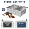Drop In Kitchen Sink,Stainless Steel Kitchen Single Bowl Sinks, Modern Top Mount 16 Gauge Workstation Sink- with Pull-Down Faucet for Bar - 3 of 4