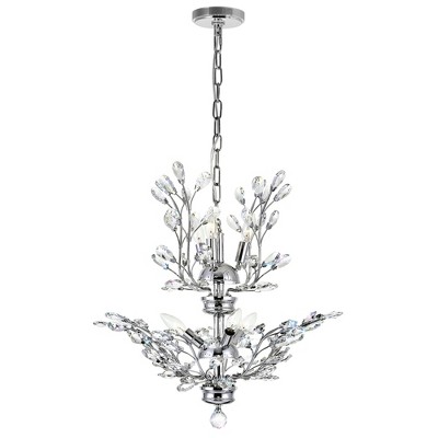 CWI Lighting Ivy 6 Light Chandelier With Chrome Finish