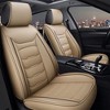 Bekrvio Universal 5-Seat Car Seat Covers Full Set, Premium PU Leather Waterproof Front & Rear Protector for Cars, SUVs & Trucks - 2 of 4