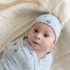 Organic Swaddle Blanket & Hat Set - Celestial - 3 of 4