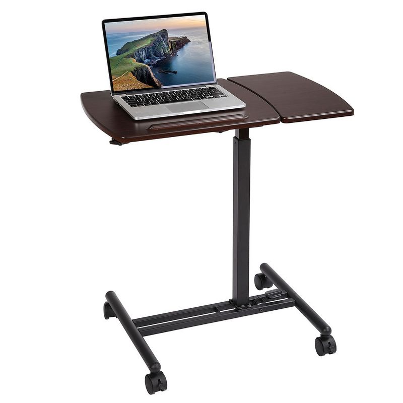 BIRDROCK HOME Adjustable Mobile Laptop Stand - Brown, 1 of 10