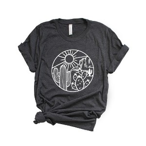 Simply Sage Market Women's Desert Circle Short Sleeve Graphic Tee - 1 of 3