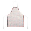 Unique Bargains Christmas Aprons Linen Red Black Beige 21.65"x26.77" 1 Pcs - 4 of 4