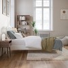 AFI Furnishings Quincy Twin XL Solid Wood Low Profile Platform Bed, White - 4 of 4