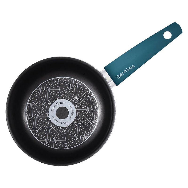Taste of Home® Non-Stick Aluminum Saucepan with Lid, Sea Green, 4 of 11