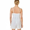 Women's Bow Tie Solid Dress Romper - Main Strip - 3 of 4