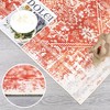 Area Rug Oriental Vintage Distressed Rug for Living Room Bedroom - 4 of 4