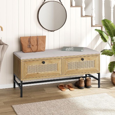 gray oak - 2 drawers