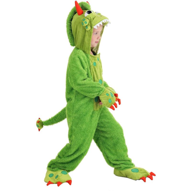HalloweenCostumes.com Spotted Green Monster Toddler Costume for Boys., 2 of 7