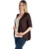Maternity Elbow Length Sleeve Open Cardigan - 24seven Comfort Apparel™ - 2 of 3