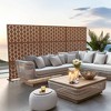 PexFix Outdoor Metal Privacy Screen Garden Fence in Square Pattern - 4 of 4