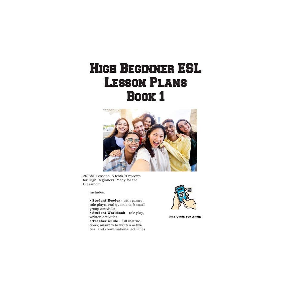 High Beginner ESL Lesson Plans Book 1 - by Learning English Curriculum (Paperback)