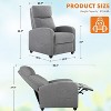 NicBex PU Leather Recliner Chair with Sturdy Feet,Massage Chairs with Massage and Lumbar Support,Modern Reclining Chairs for Living Room - 3 of 4