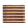 CTM Men's Leather RFID Vintage American Flag Bifold Passcase Wallet - 2 of 4