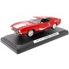 1971 Ford Mustang Sportsroof Red with White Stripes "Refresh Yourself - Coca-Cola" 1/24 Diecast Model Car by Motor City Classics - 4 of 4